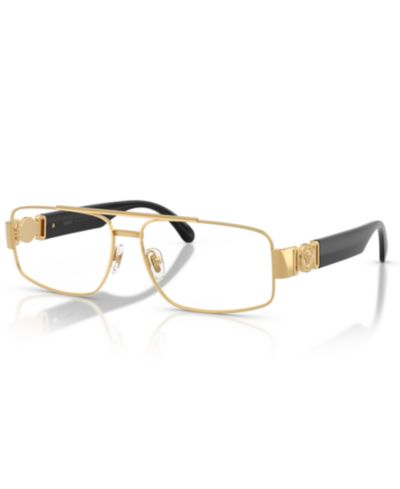 Versace Man прямоугольные металлические очки VE1317
