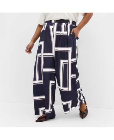 Женские широкие брюки CITY CHIC Hallie Print