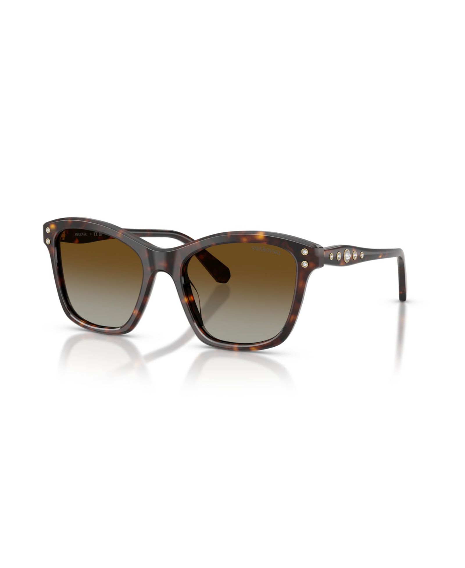 Женские солнцезащитные очки Swarovski Square Polarized, SK6063