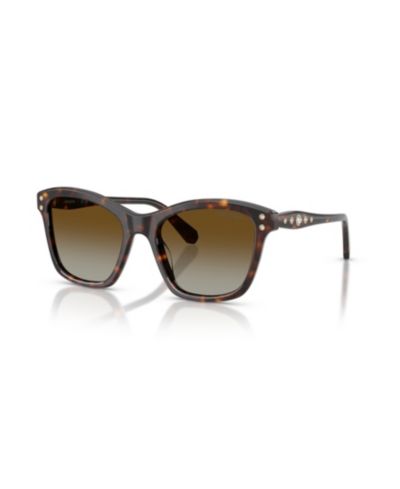 Женские солнцезащитные очки Swarovski Square Polarized, SK6063