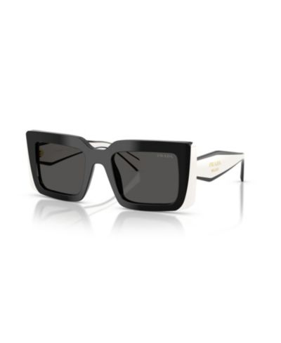 Prada Женские прямоугольные солнцезащитные очки, PR D01S