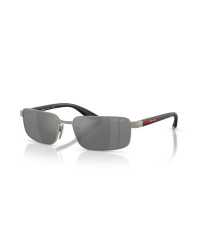 PRADA LINEA ROSSA Мужские прямоугольные солнцезащитные очки PS B54S