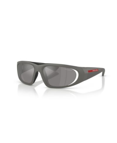 Мужские солнцезащитные очки Prada Linea Rossa Geometric, PS B03S