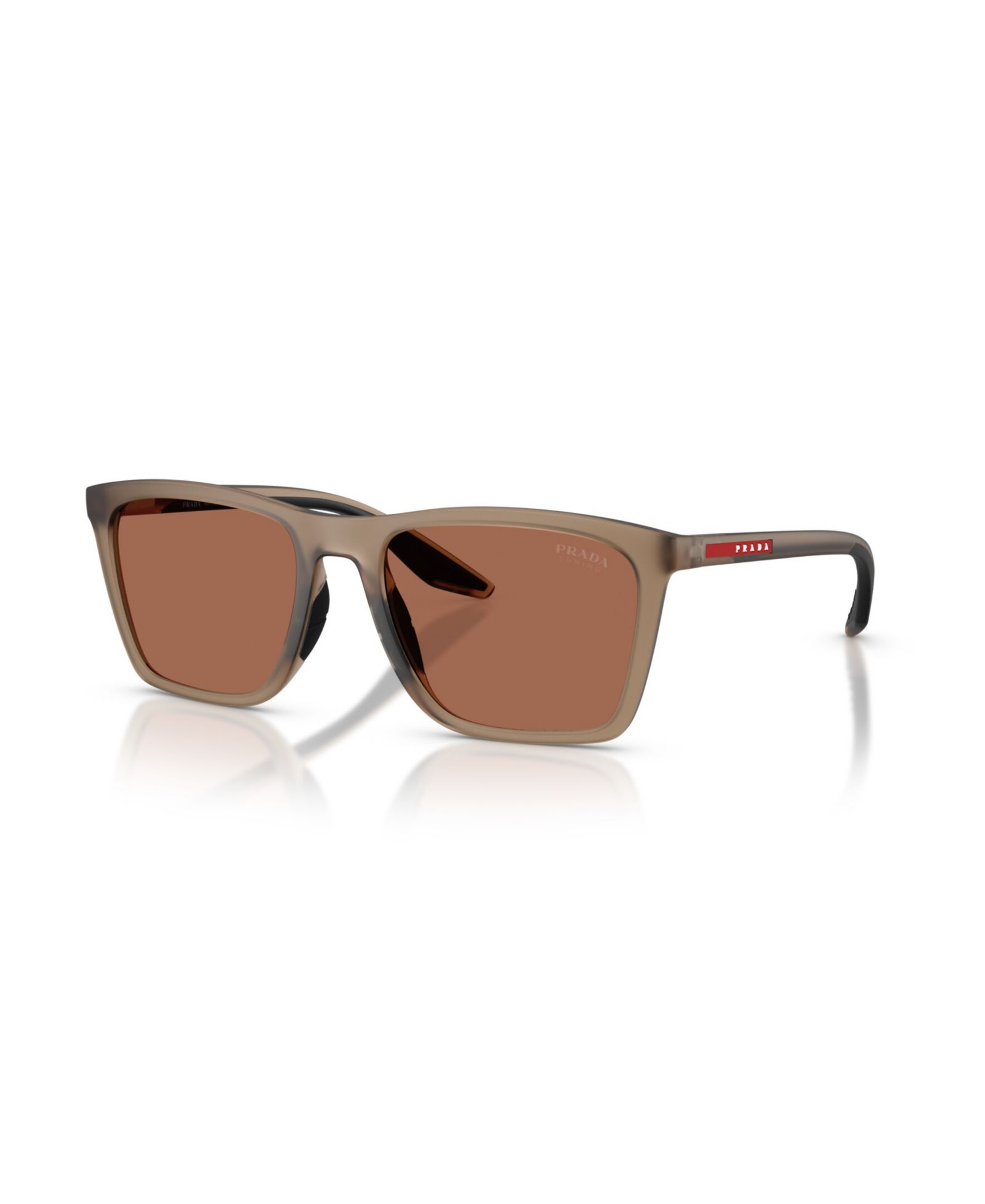Мужские прямоугольные солнцезащитные очки Prada Linea Rossa, PS B08S