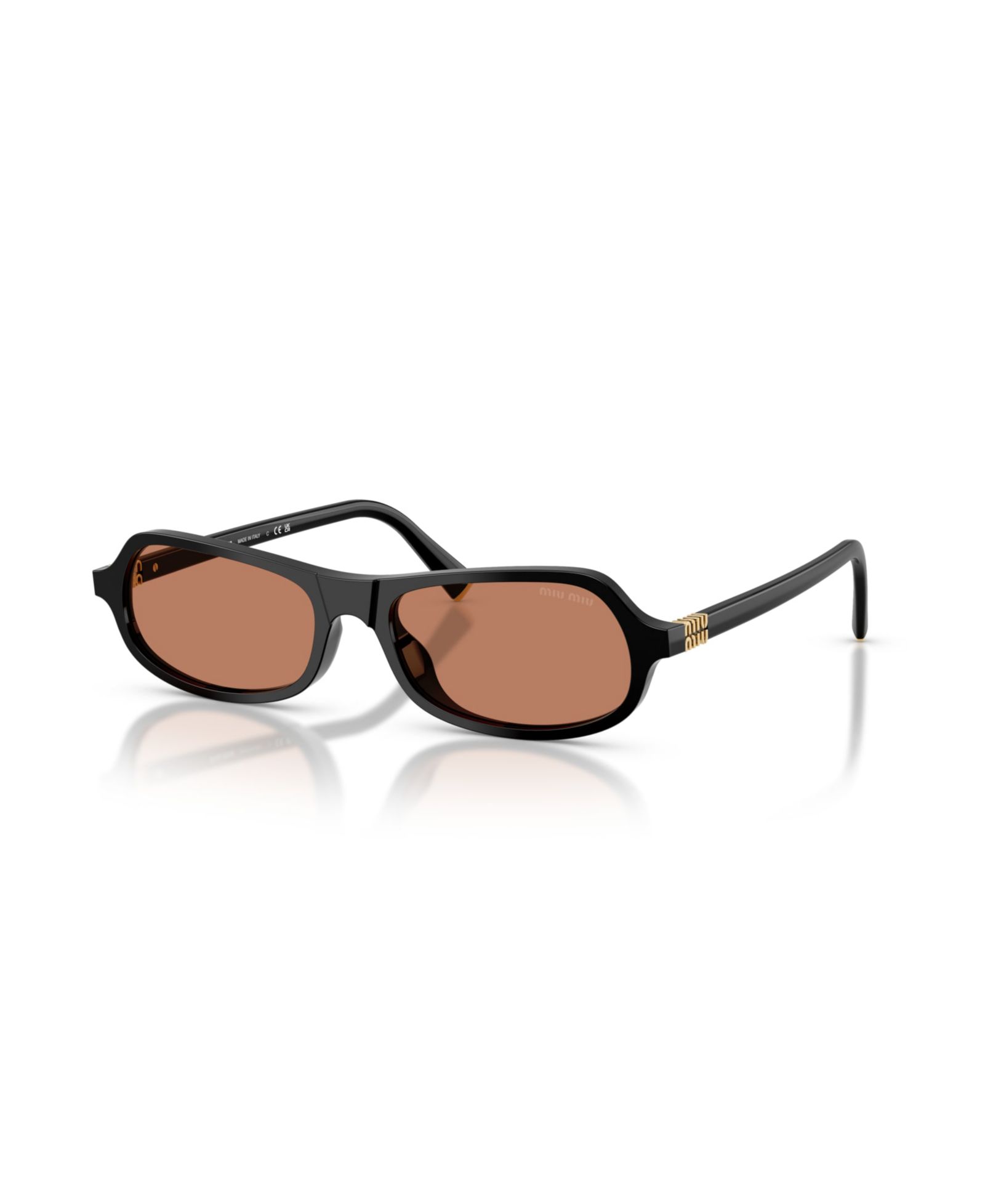 Женские геометрические солнцезащитные очки Miu Miu, MU B10SU