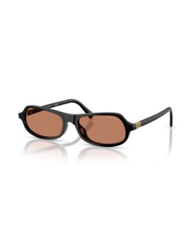 Женские геометрические солнцезащитные очки Miu Miu, MU B10SU
