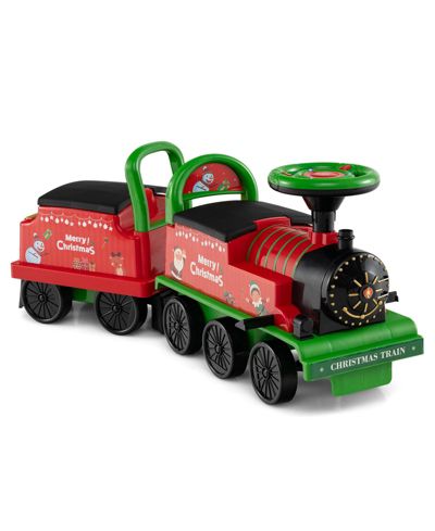 Slickblue Ride On Train 2-Seater 6V with LED Lights, Ages 18+ Months