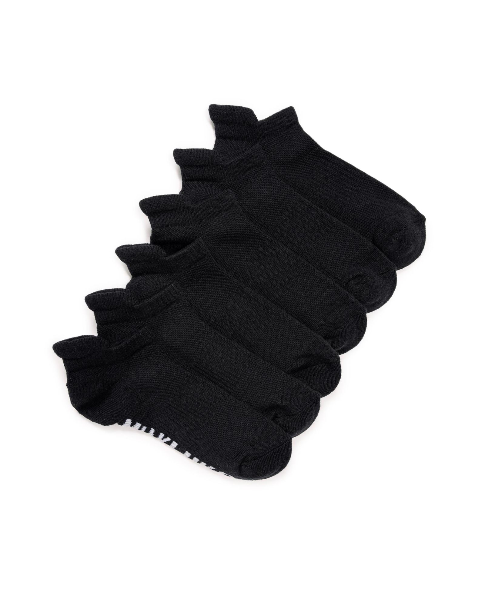 MUK LUKS Women's Low Cut Ankle Compression Socks, 6 Pair Pack