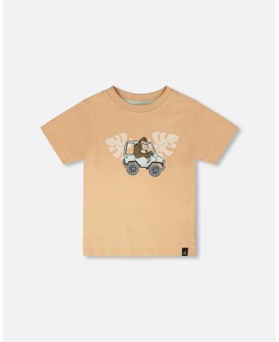 Детская хлопковая футболка Deux par Deux Short Sleeve