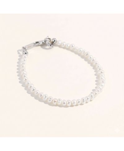 Joey Baby Минималистичный браслет с жемчугом Freshwater