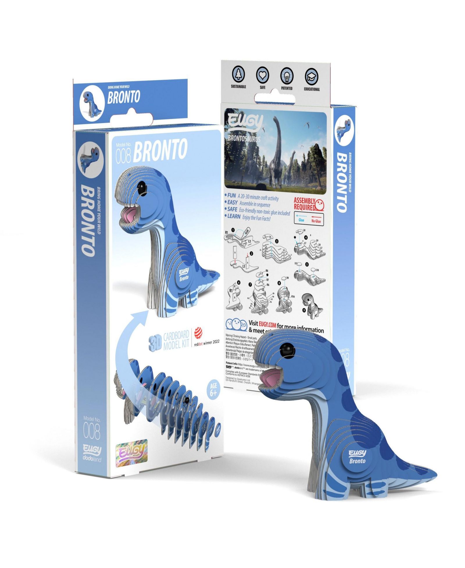 3D Пазл Eugy Brontosaurus