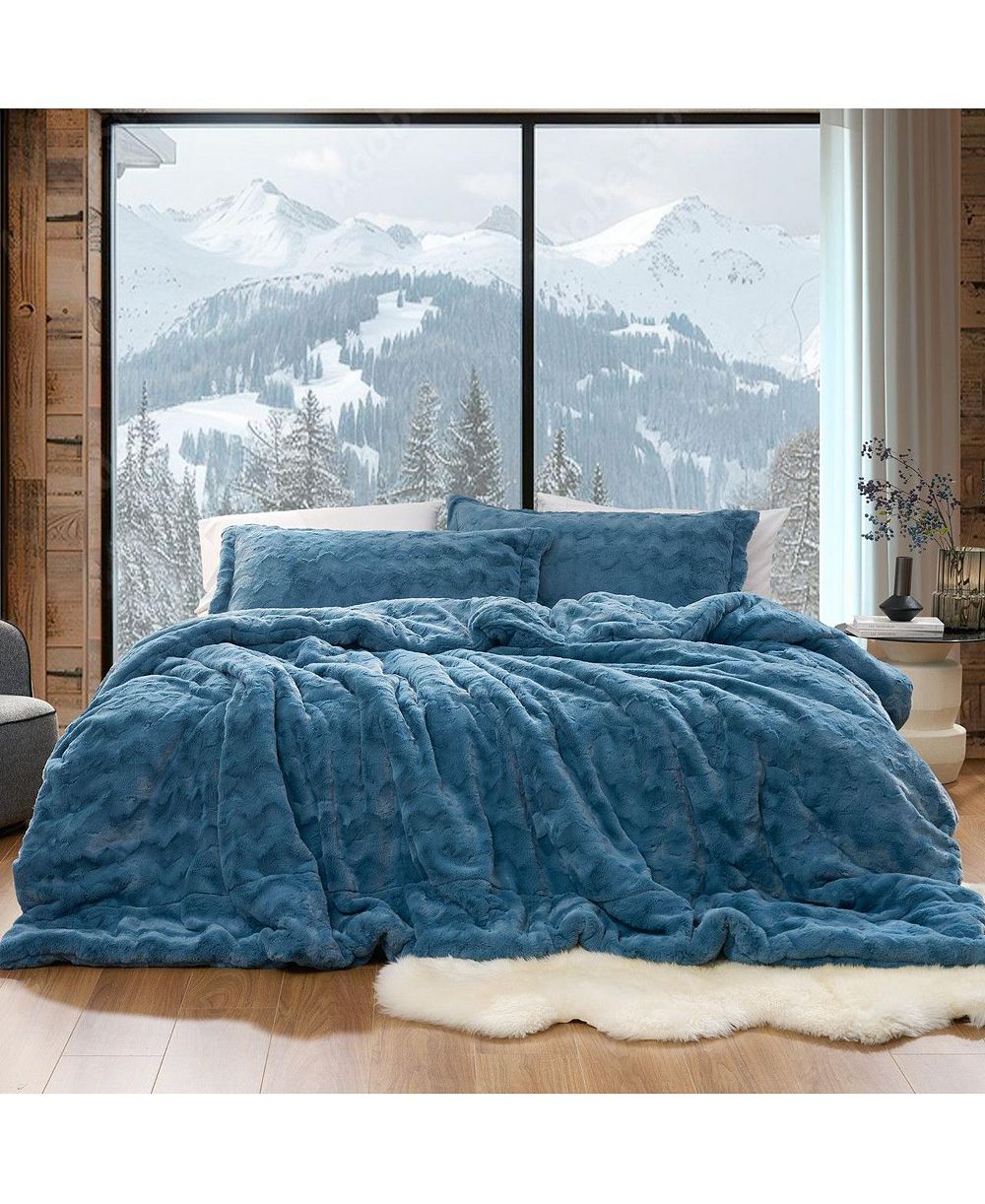 Комплект безворсового одеяла Coma Inducer Arctic Sea Oversized - Blue Surf