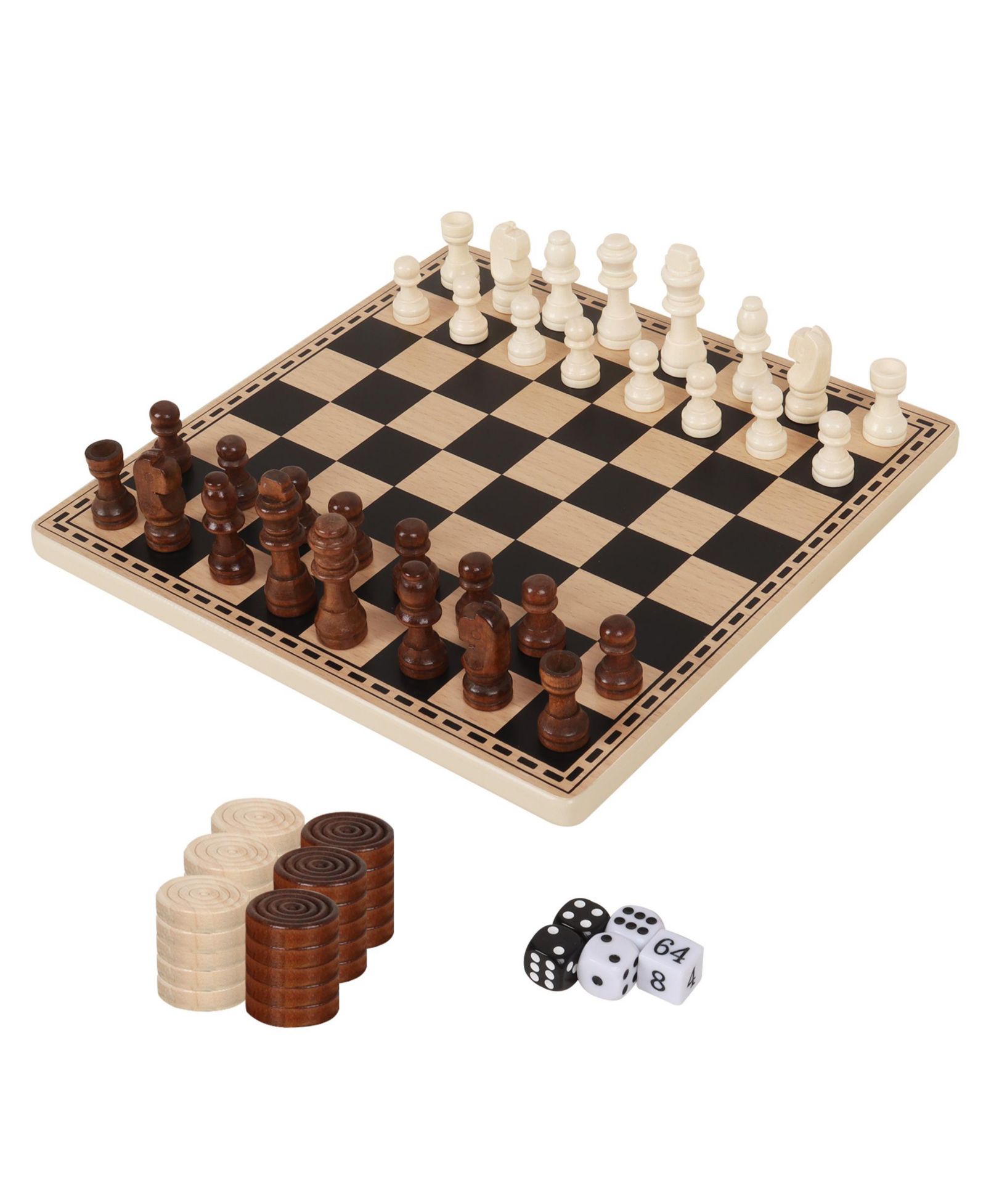 Набор 3-в-1 GSE Games & Sports Expert Premium Carbon Fiber Folding Chess, Checkers & Backgammon