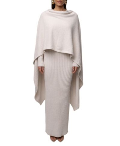 Женское трикотажное платье макси JLUXLABEL First Class Ribbed