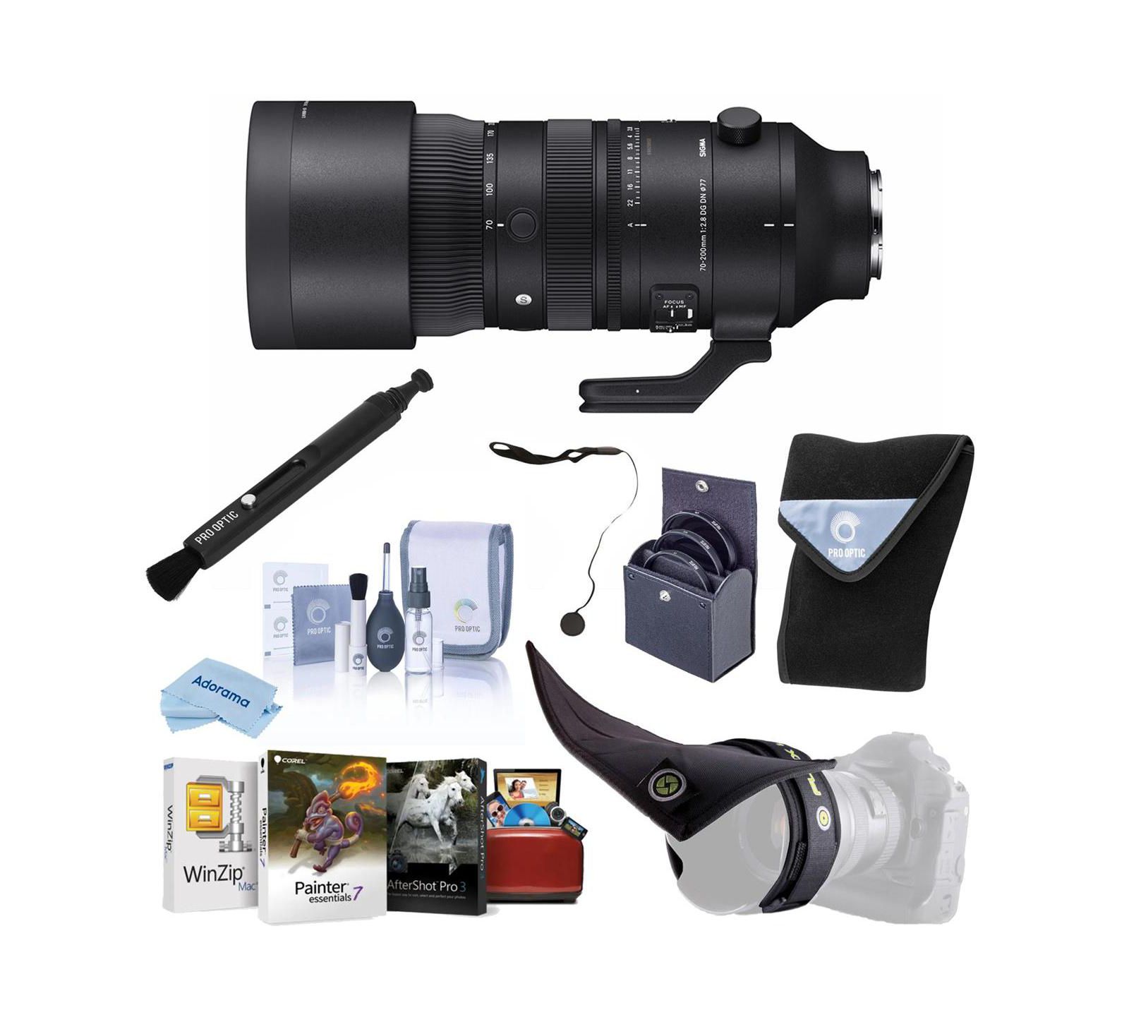 Объектив Sigma 70-200mm f/2.8 DG DN OS для Sony E с комплектом фильтров