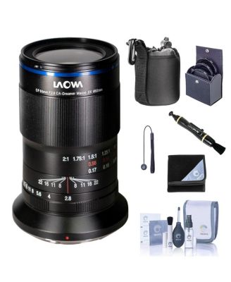 Объектив Venus Laowa 65mm f/2.8 2X Ultra Macro APO для Nikon Z, комплект с набором фильтров ProOptic 52mm, набором для чистки, шнурком для крышки объектива и средством для чистки