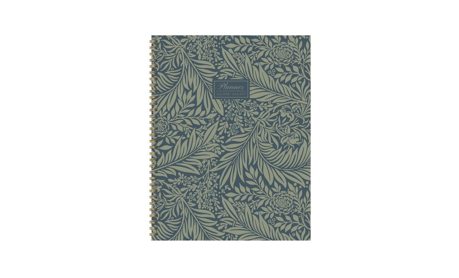 Еженедельник и ежемесячник TF Publishing Paper Goods с мотивом листьев на 2026-2027 гг.
