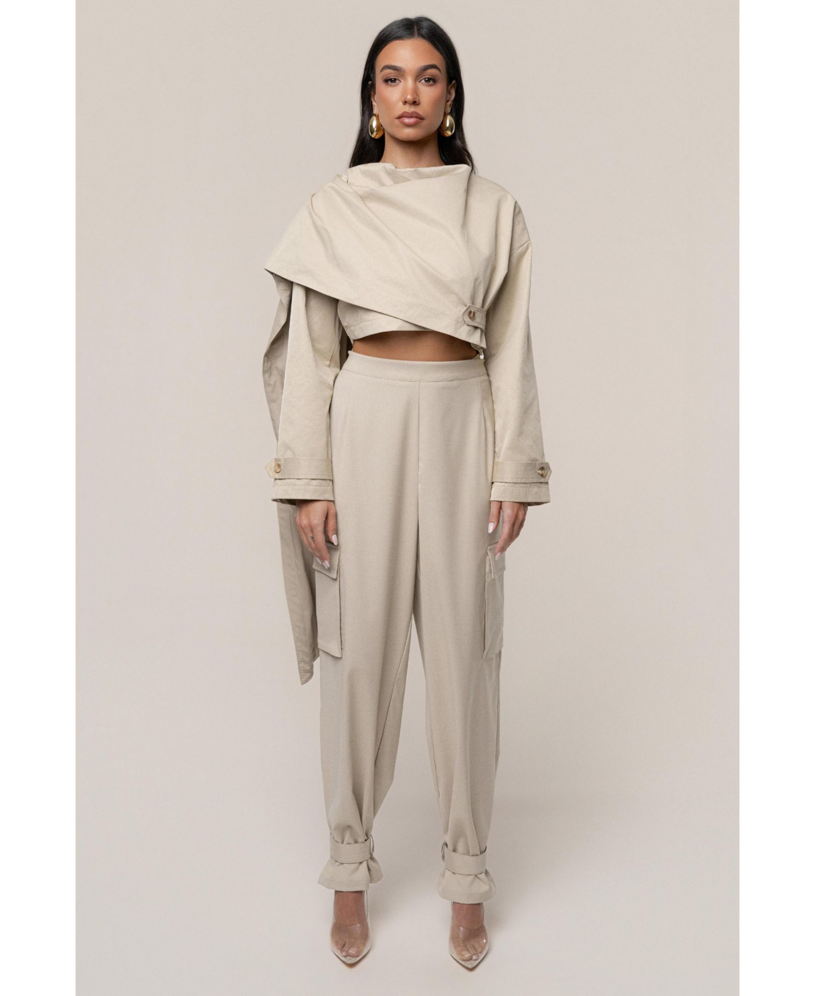 JLUXLABEL Women's Next Level Cape Jacket
