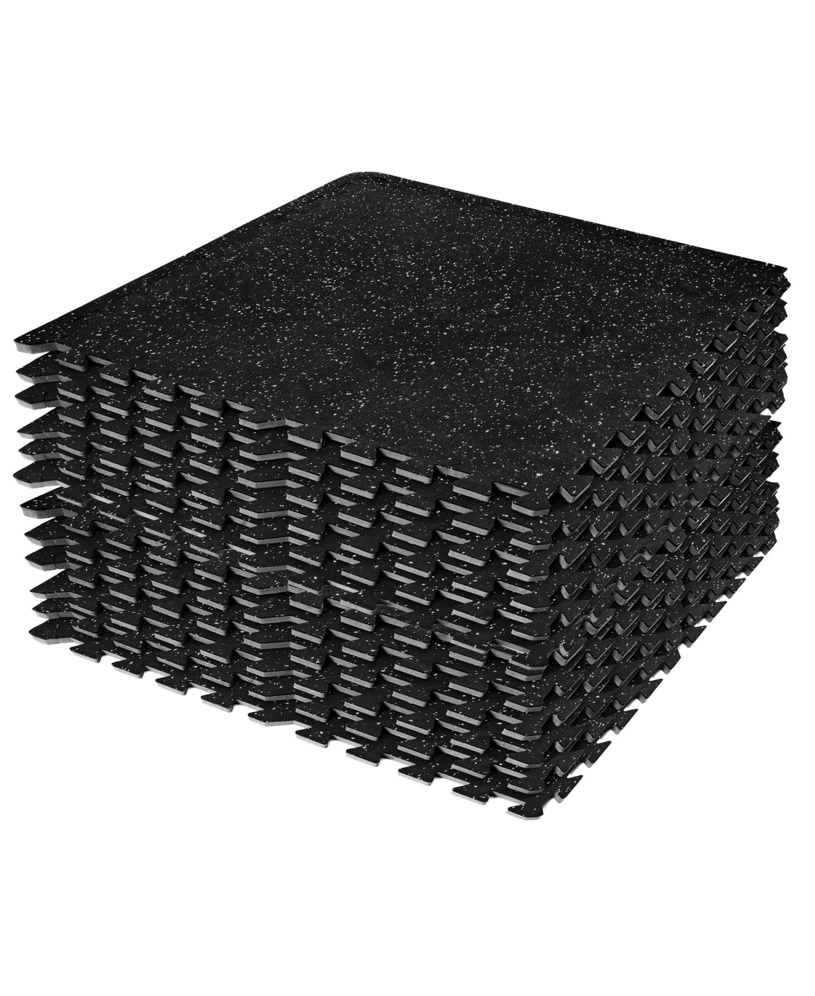 Sorbus (12 Tiles, 48 Sq ft) Exercise High Density Rubber Interlocking Floor Tiles