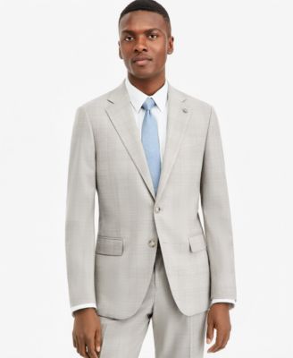 Ted by Ted Baker Мужской пиджак Suit Separate Modern-Fit Gray Plaid