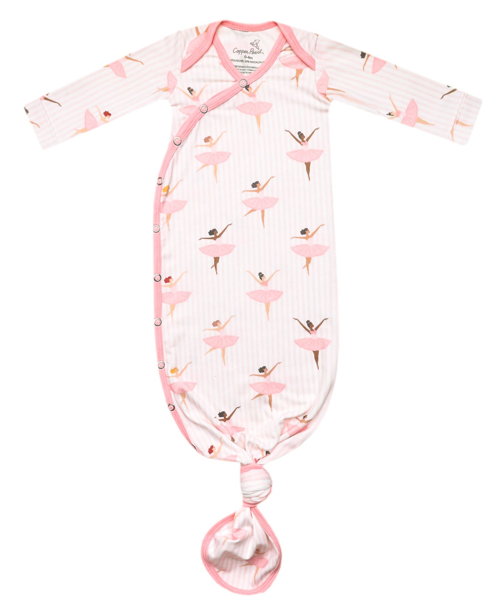 Copper Pearl Baby Girls' Katerina Newborn Knotted Gown