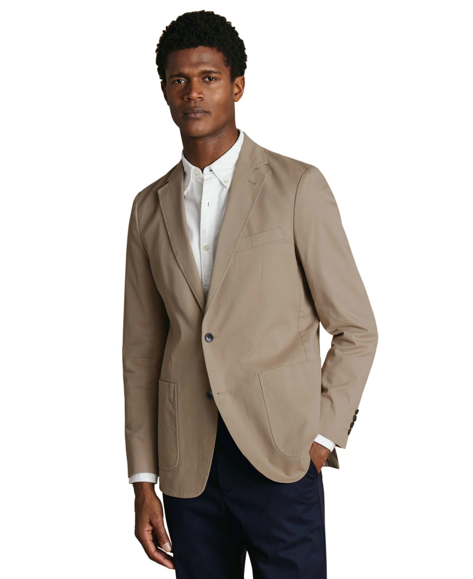 Charles Tyrwhitt Мужской приталенный блейзер из стрейч-ткани