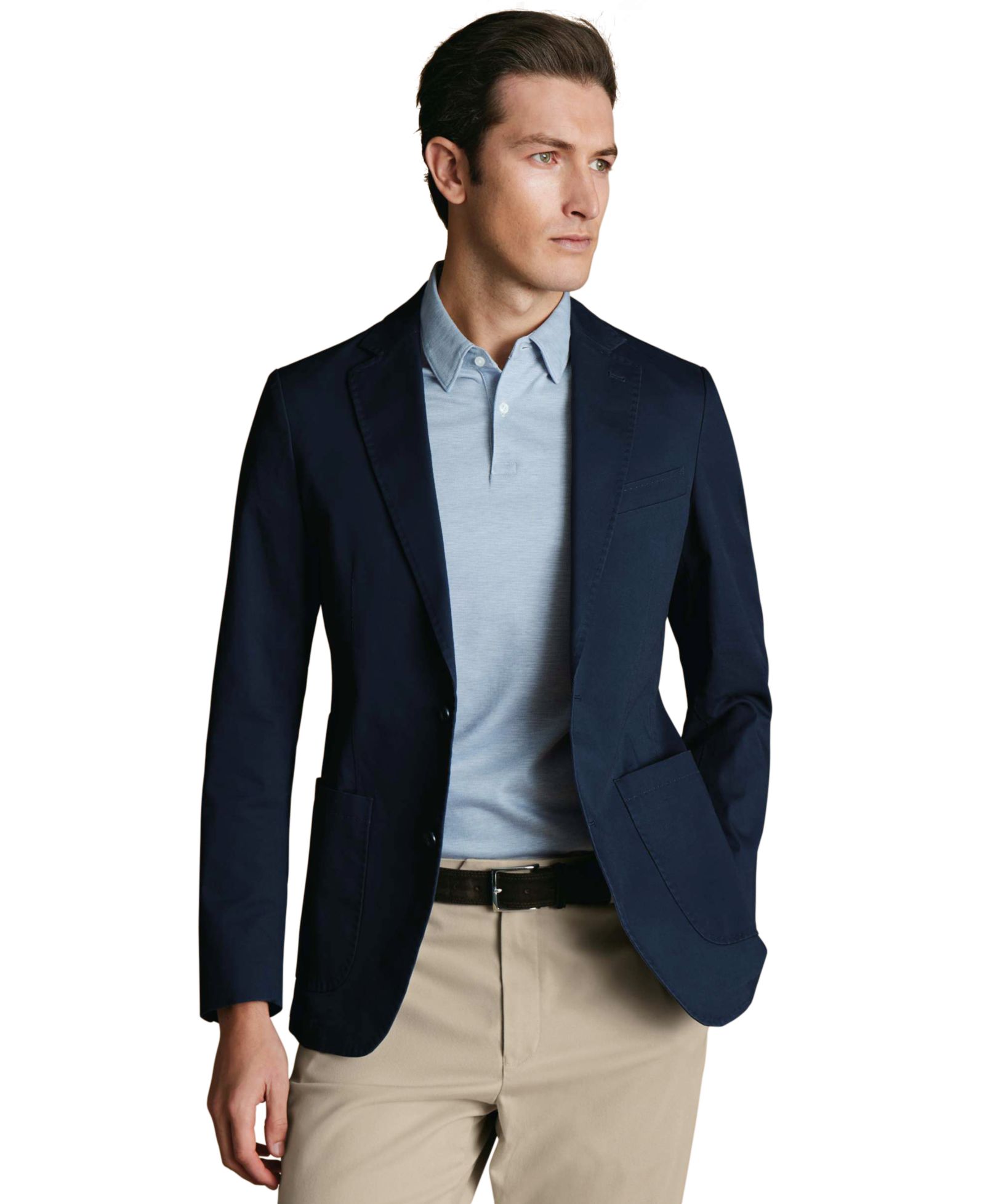 Charles Tyrwhitt Men's Stretch Slim-Fit Blazer