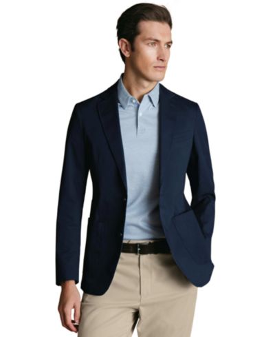 Мужской приталенный блейзер Charles Tyrwhitt Stretch Slim-Fit