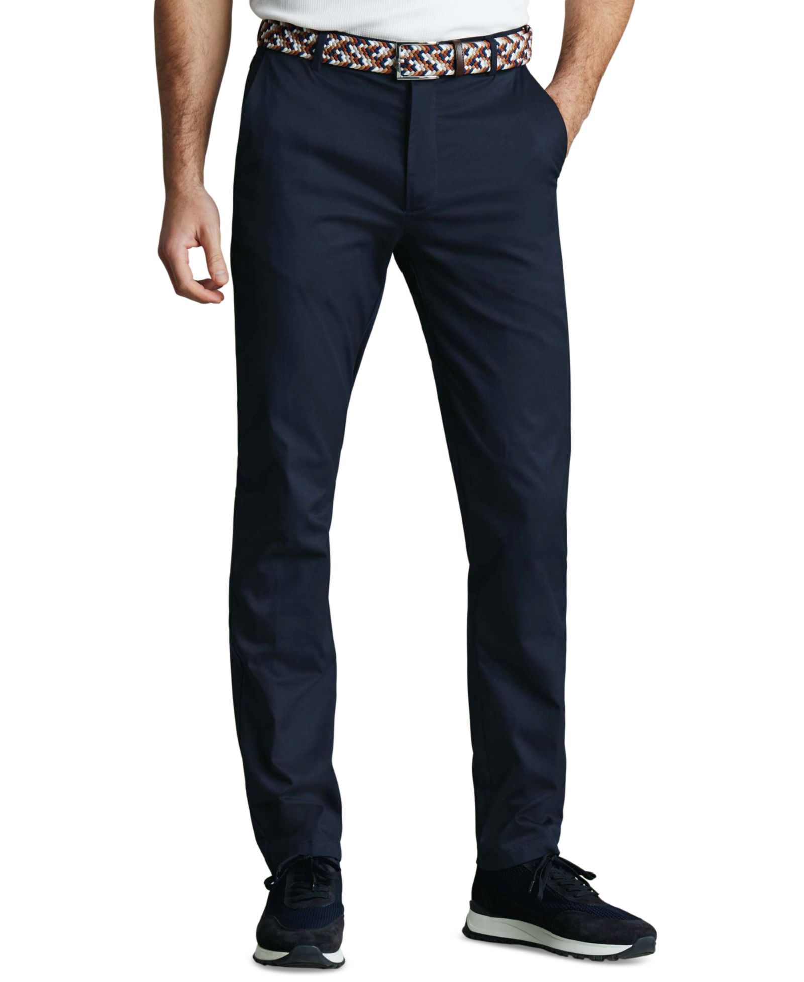 Charles Tyrwhitt Men's Performance Slim-Fit Chino Pants