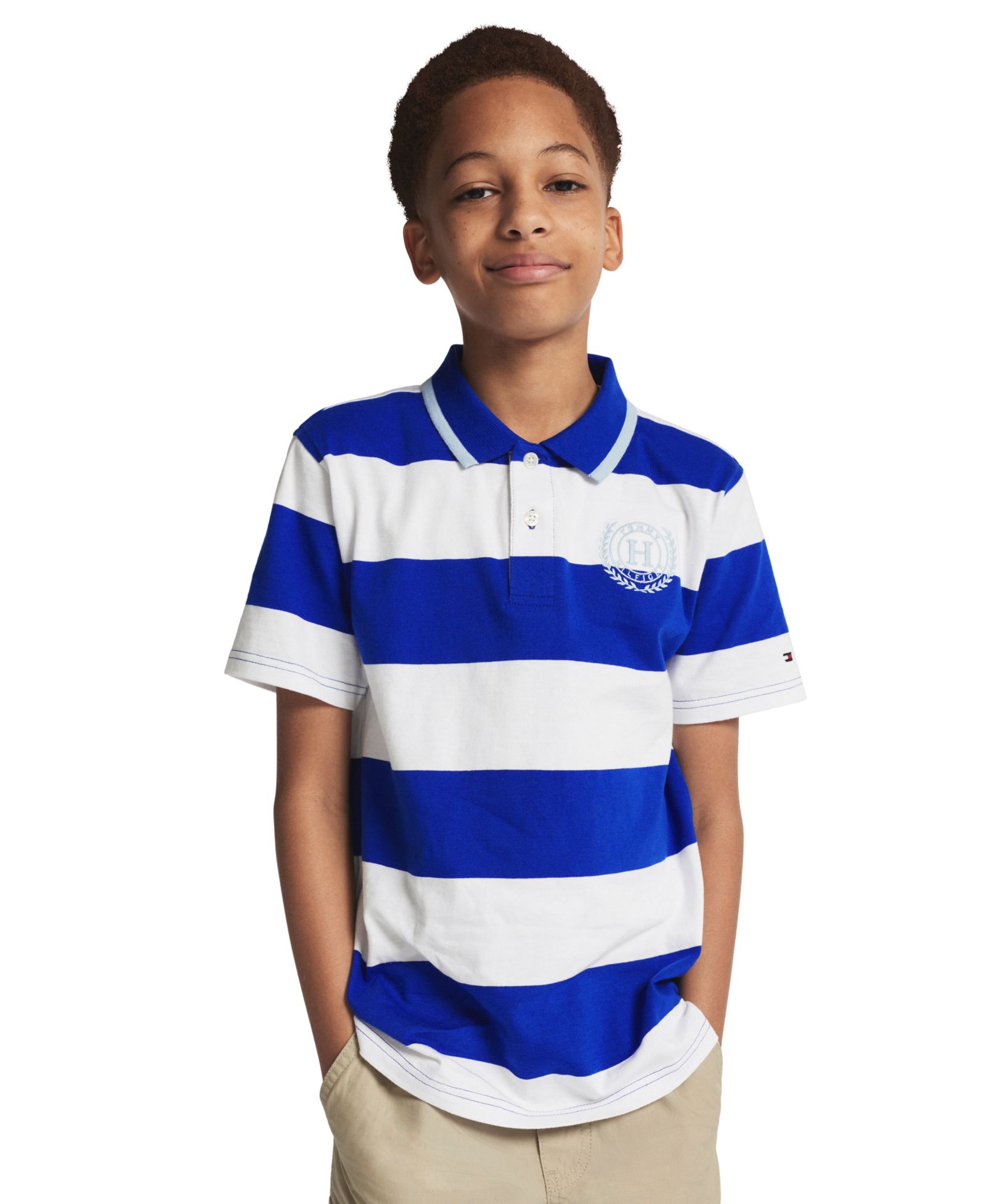 Tommy Hilfiger Boys' 8-20 Mariner Stripe Polo Shirt
