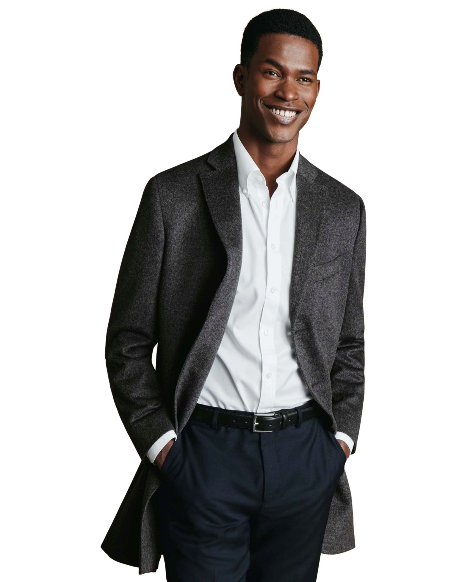 Мужское пальто Charles Tyrwhitt Regular-Fit