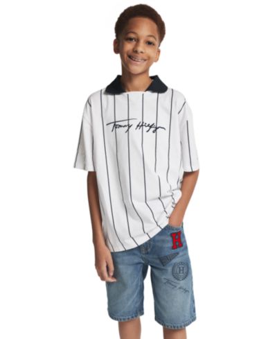Детская рубашка Tommy Hilfiger Stadium Ribbed Johnny Collar, 2T-7