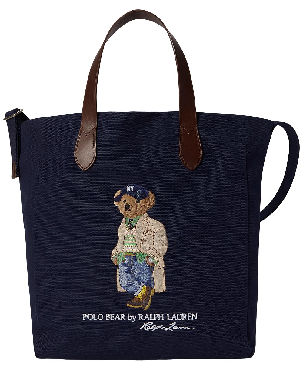 Polo Ralph Lauren Men's Polo Bear Canvas Shopper Tote