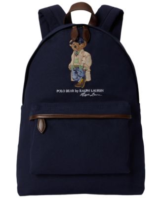Polo Ralph Lauren рюкзак Polo Bear из холста, совместимый с ноутбуком