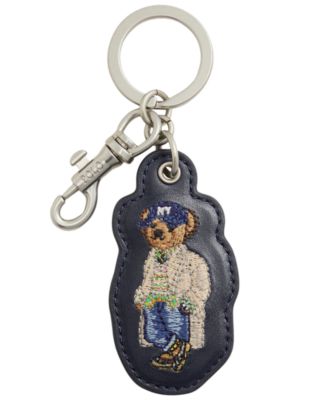 Polo Ralph Lauren мужской кожаный брелок с медведем Polo