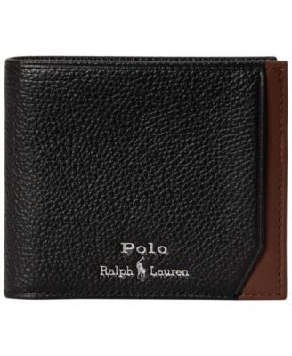 Polo Ralph Lauren двухцветный кожаный бумажник-портмоне