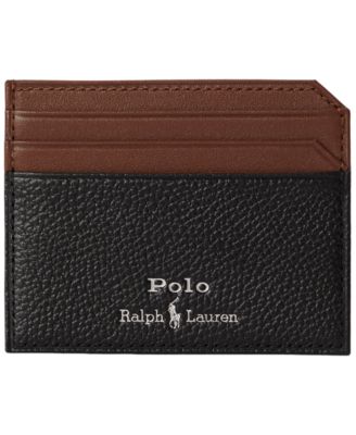 Polo Ralph Lauren кожаный футляр для карт с двухцветным дизайном