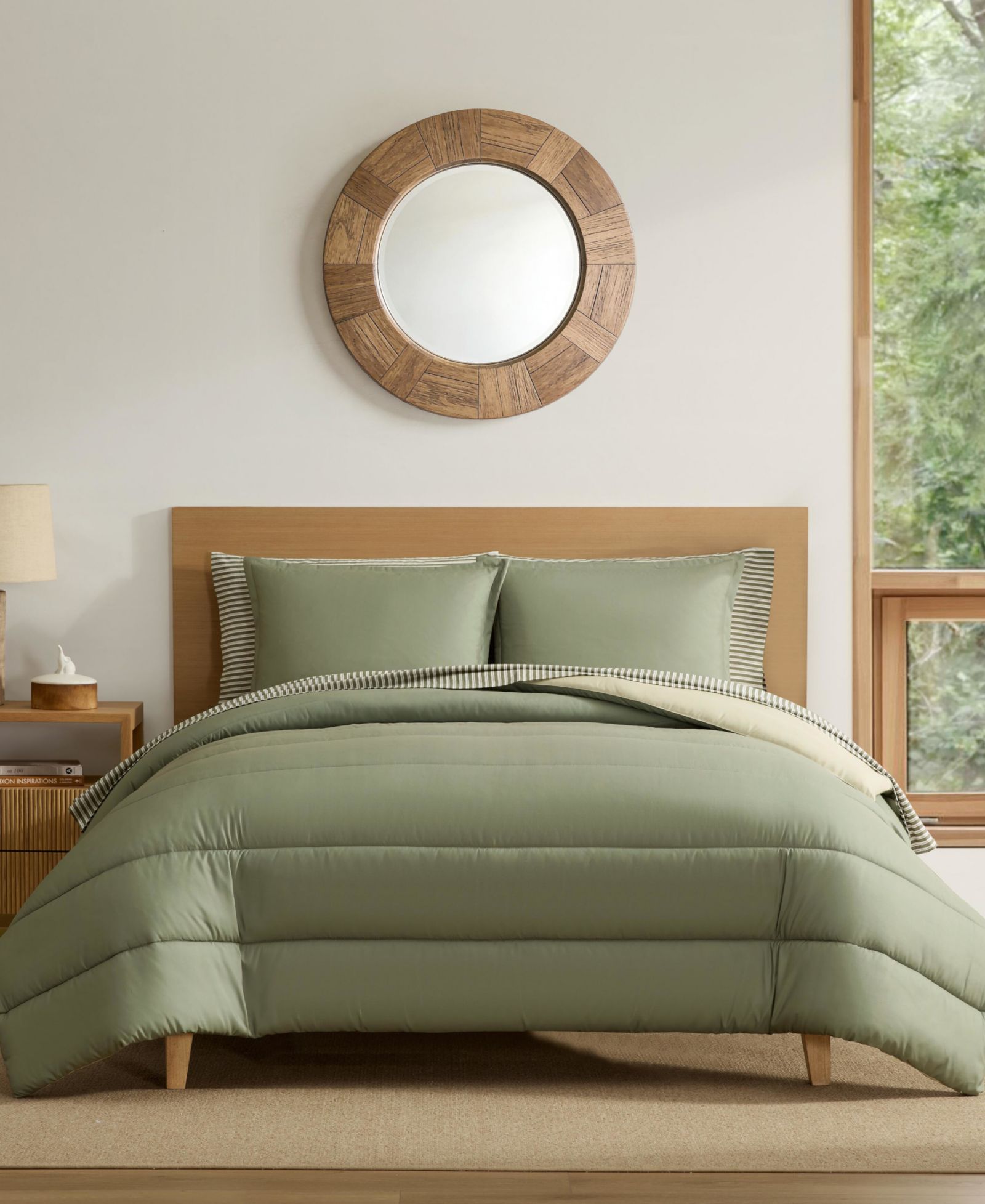 Eddie Bauer Connor Solid Channel Stitch 2-Pc. Comforter Set, Twin/Twin XL