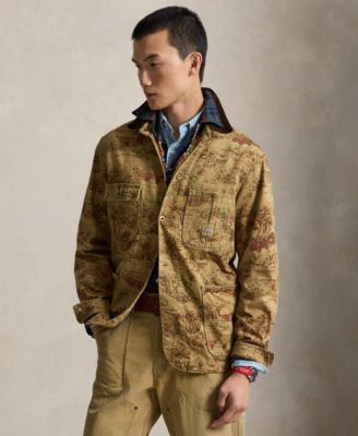Мужская утилитарная куртка Polo Ralph Lauren с принтом