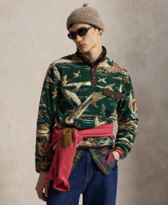 Мужской флисовый свитшот Polo Ralph Lauren с принтом утки