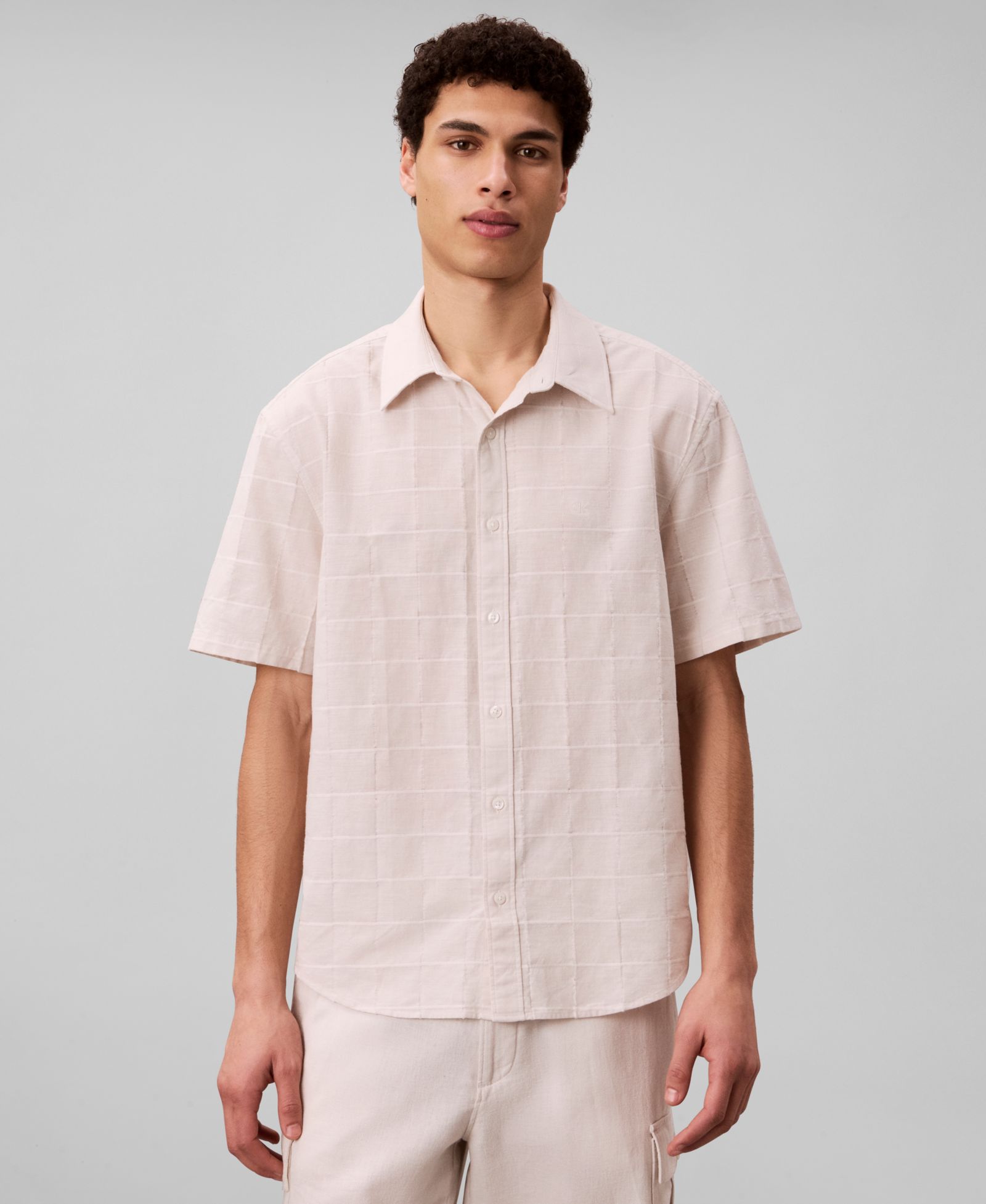 Calvin Klein Men's Yarn-Dyed Plaid Shirt