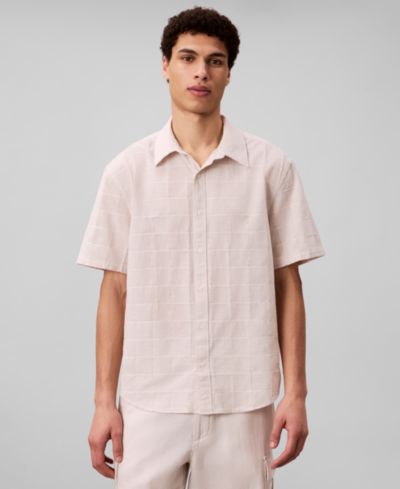 Мужская рубашка в клетку Calvin Klein