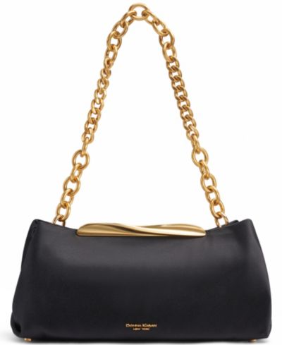 Donna Karan New York сумка через плечо clutch из поплина и сатина, среднего размера