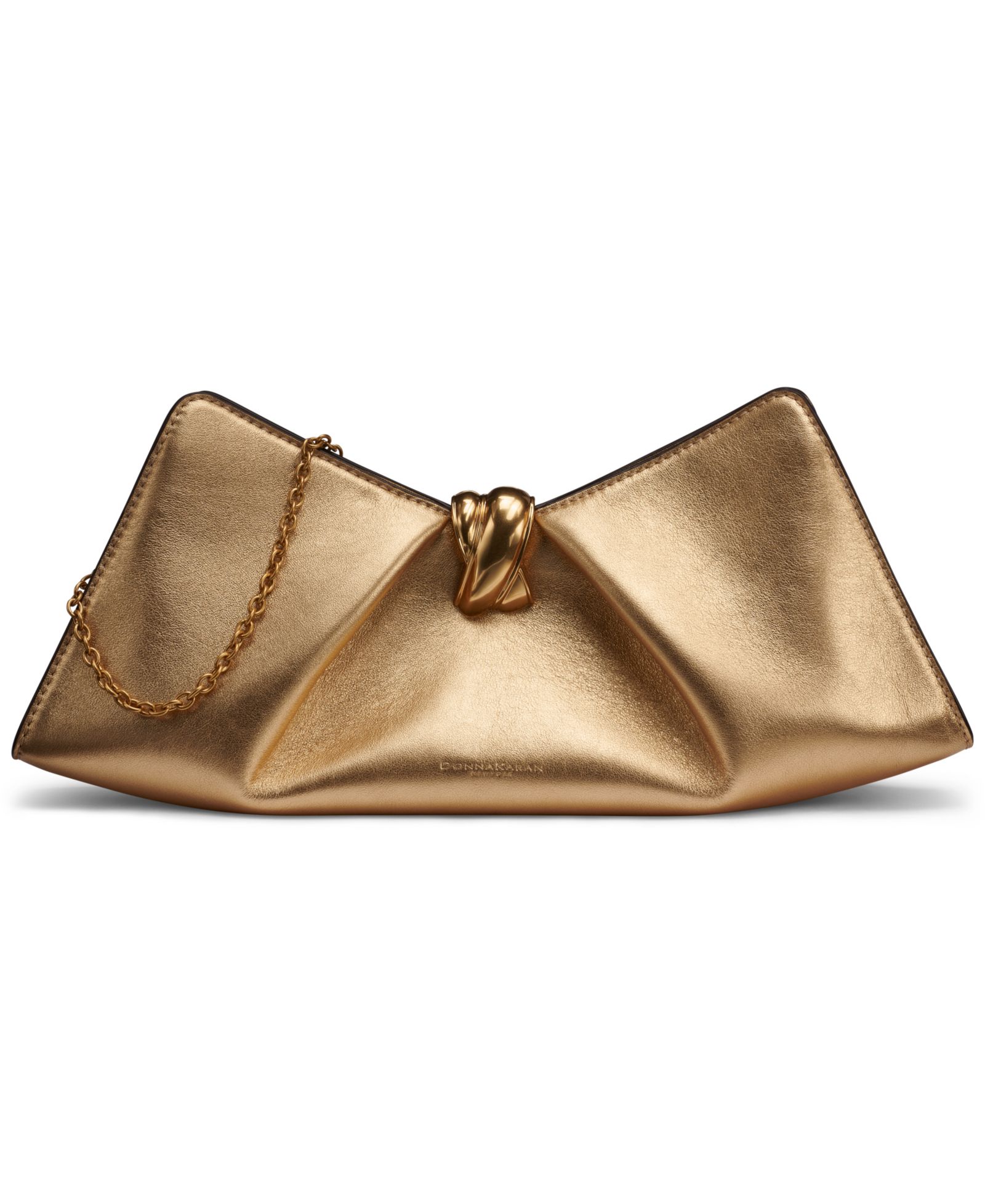 Donna Karan New York Cashmere Leather Clutch