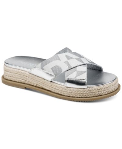 DKNY Women's Binna X Band Slip-On Sandals