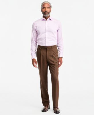 Мужские брюки Tayion Collection Classic-Fit Medium Brown Suit Separate