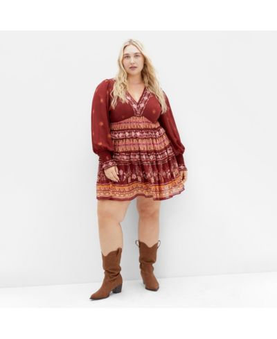 CITY CHIC Women's Plus size Hudson Mini Dress