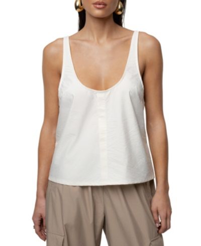 JLUXLABEL Women's Active Scoop Neck Top