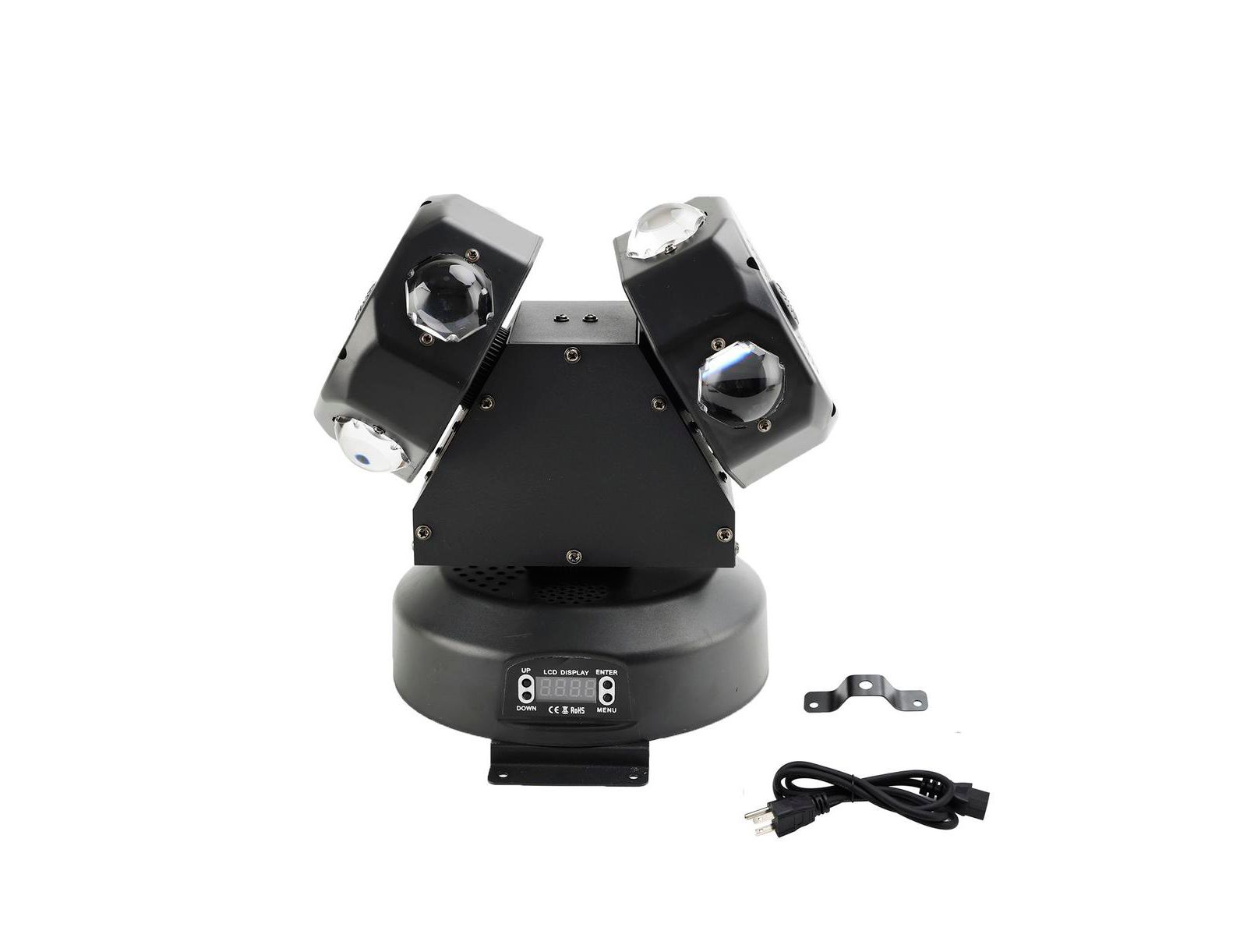 Artudatech Сценический прожектор Moving Head 120W с 8 RGBW LED и лазером, DMX