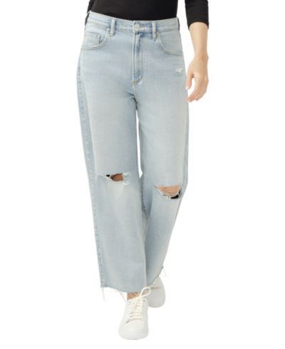 Silver Jeans Co. Женские джинсы Be Easy с высокой посадкой и широкими штанинами